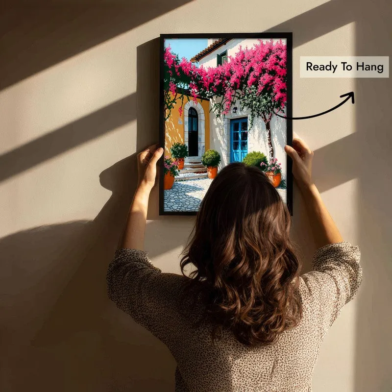 Vireta Canvas Wall Painting With Black Frame media 6