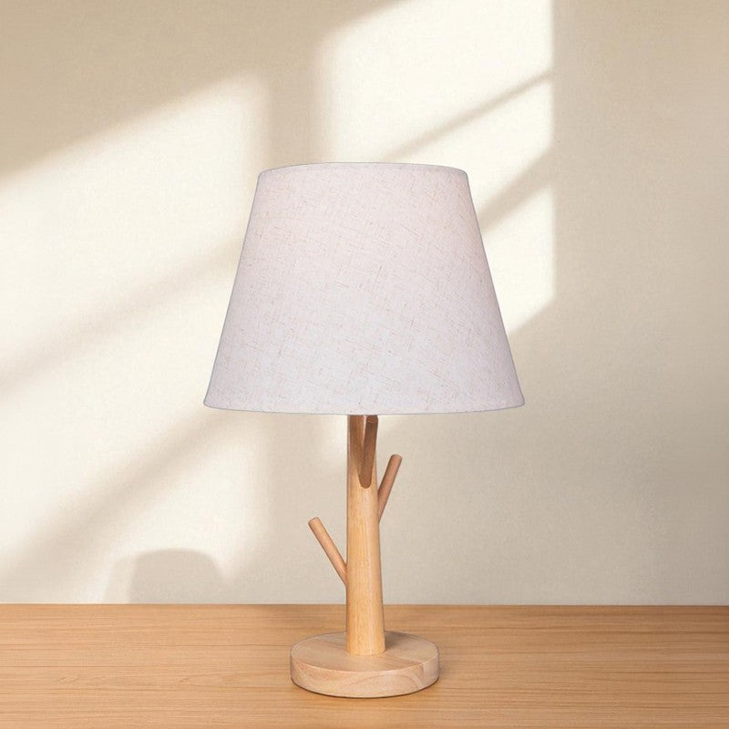 AarviDecor Verona Classic Fabric Table Lamp - White media 4