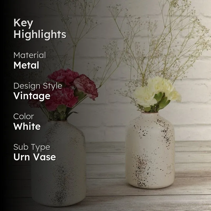 Hela Bottle Vase (White) - Set Of Two media 2