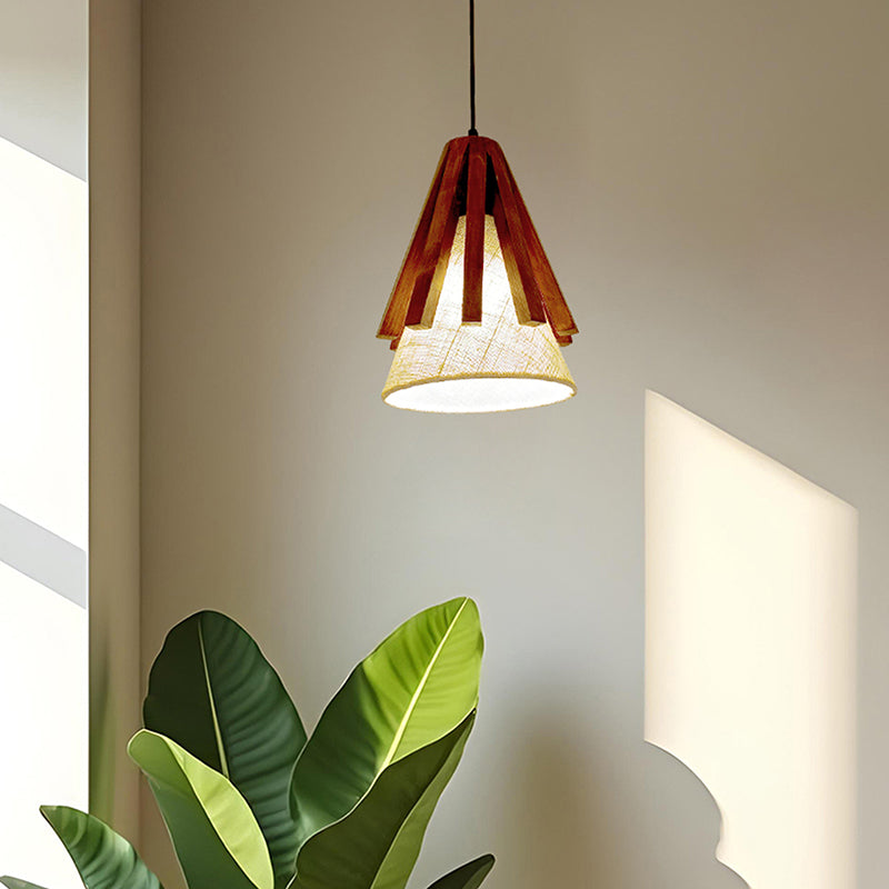 Liora Single Wooden Ceiling Lamp