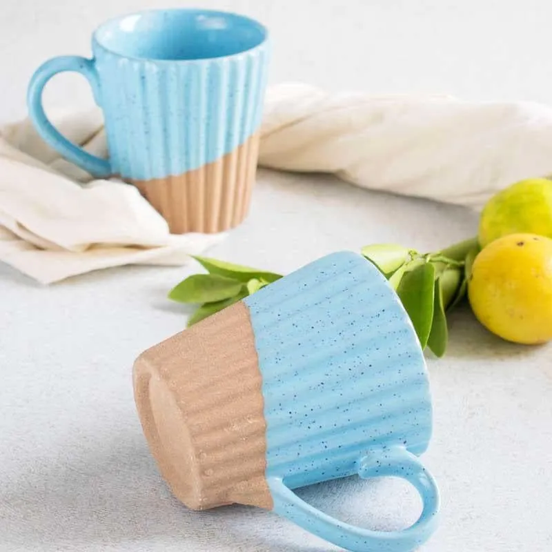 Ocean Stoneware Coffee Mug (353 mL Each) - Set of Two media 3