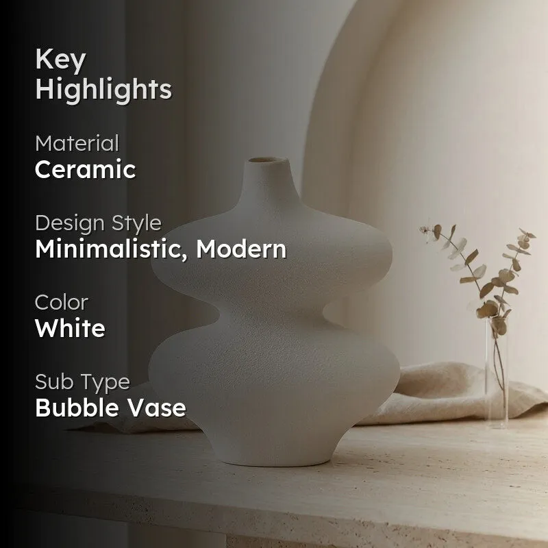 Curio Mezo Vase - White media 2
