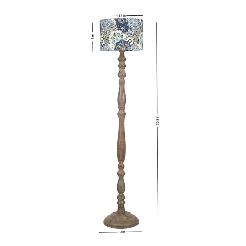 Hewn Batik Floor Lamp media 5