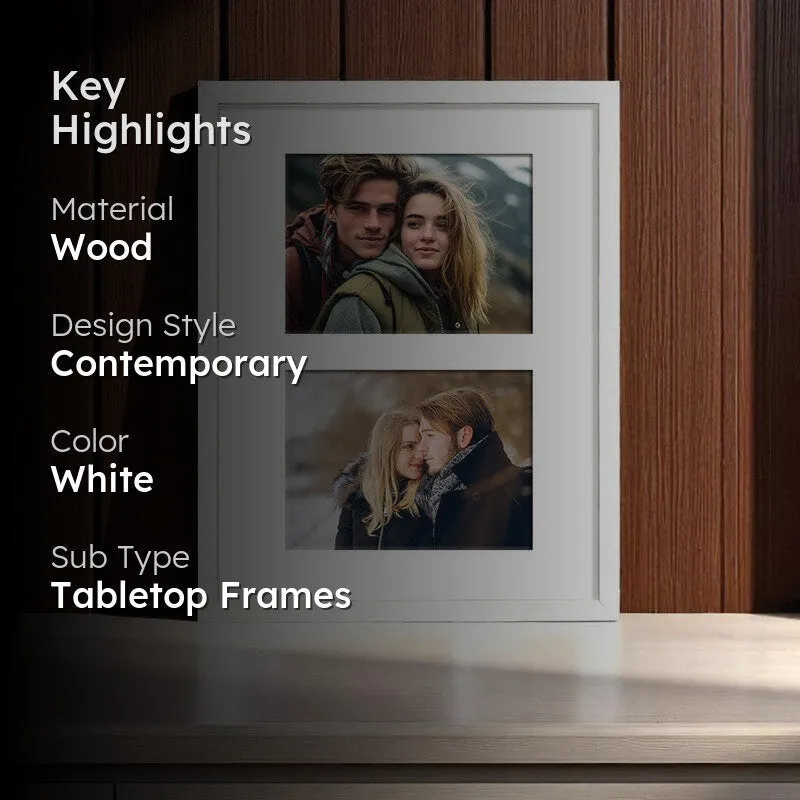 Chronicles Collage Photo Frame - White media 2