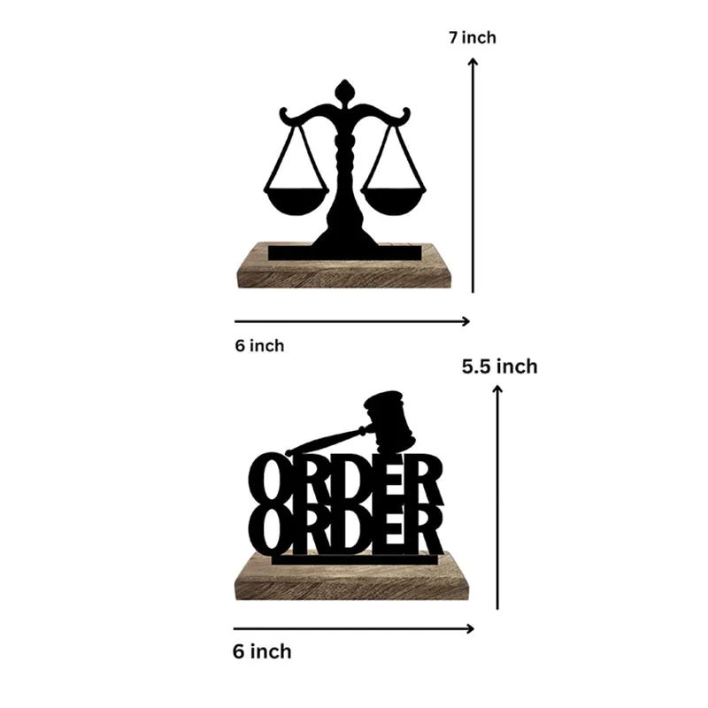 Law and Order Showpiece - Set Of Two media 8