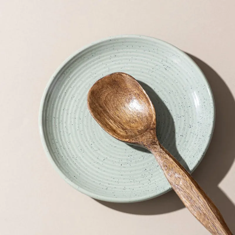 Akiro Handcrafted Mango Wood Serving Spoon media 5