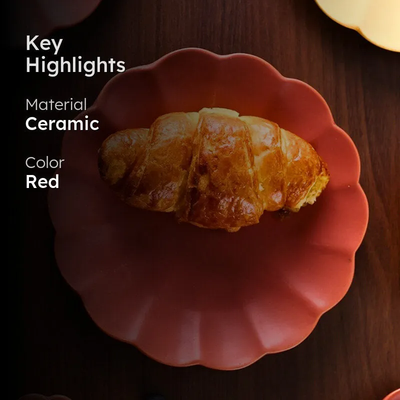 Gian Ceramic Quarter Plate - Red media 2