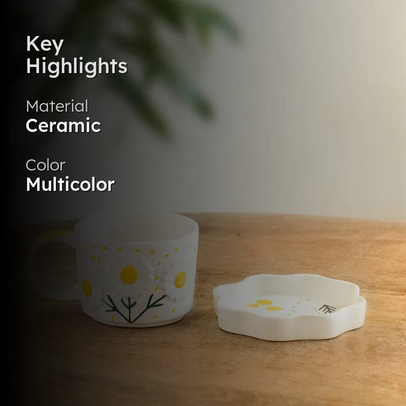Floral Bloom Cup & Saucer - 300 ML media 2