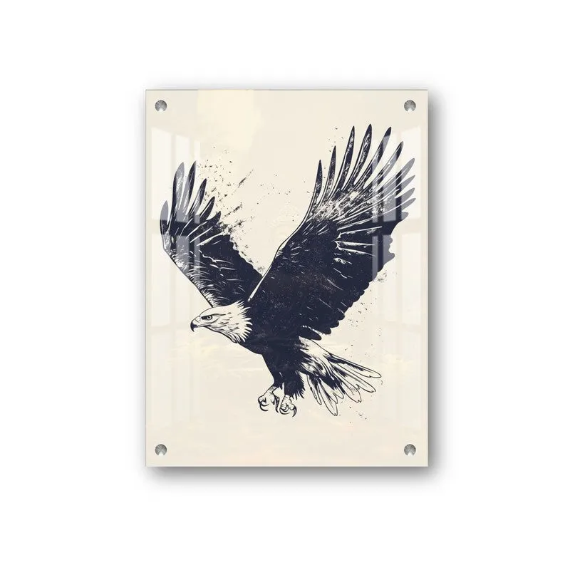 Skybound Eagle Flight Acrylic Wall Art media 3