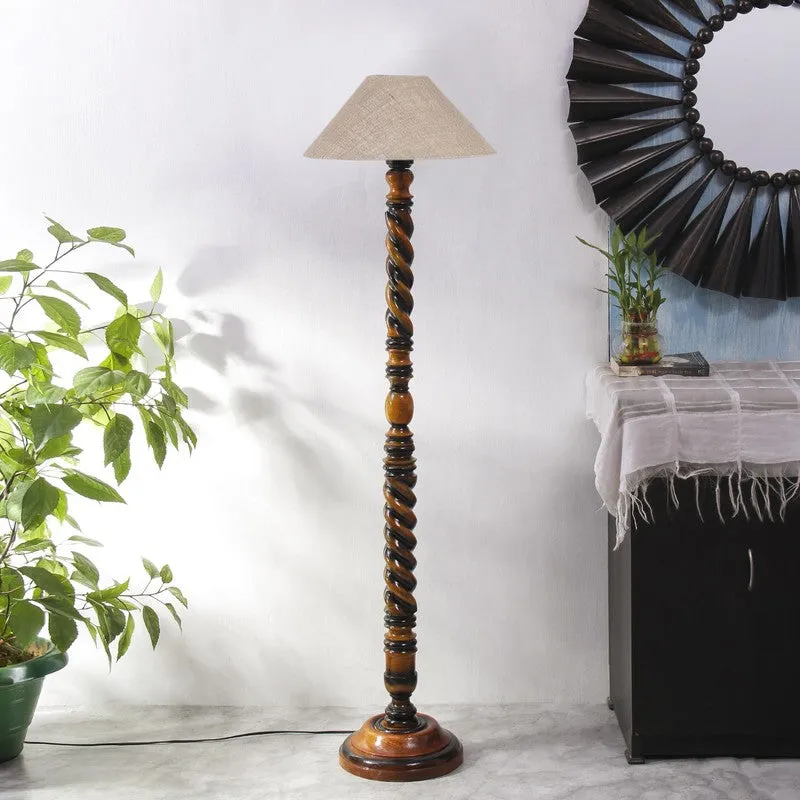 Majestic Aura Floor Lamp (Beige) media 3