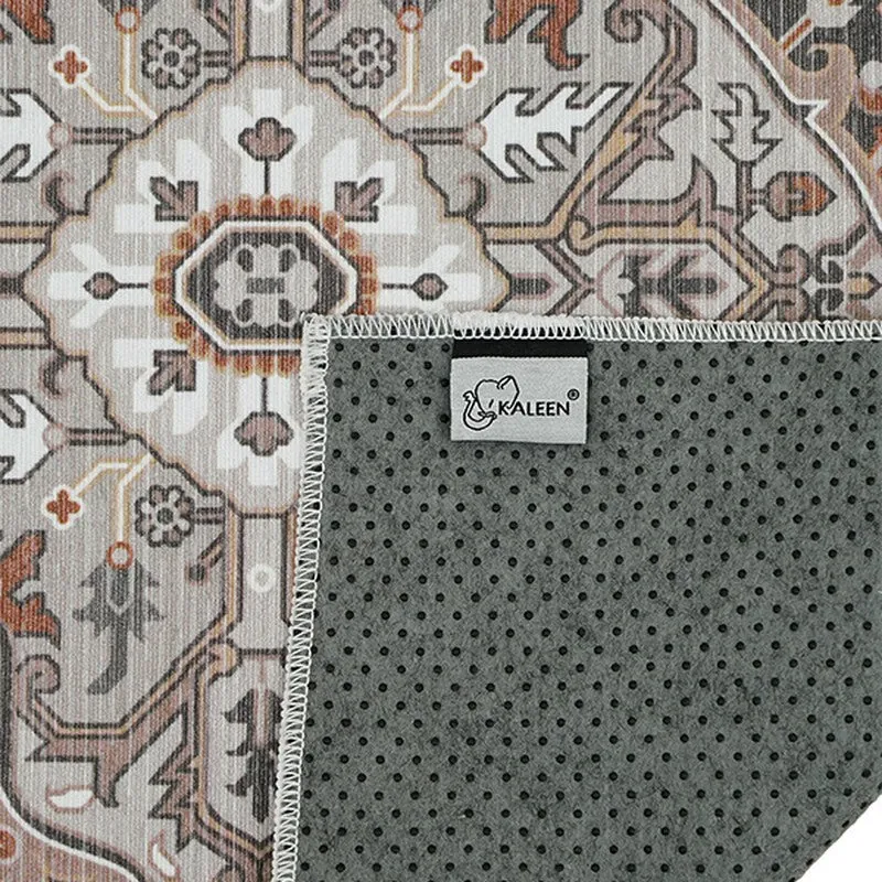 Mehrab Royal Prayer Mat (Brown,Grey) - 550 GSM media 7