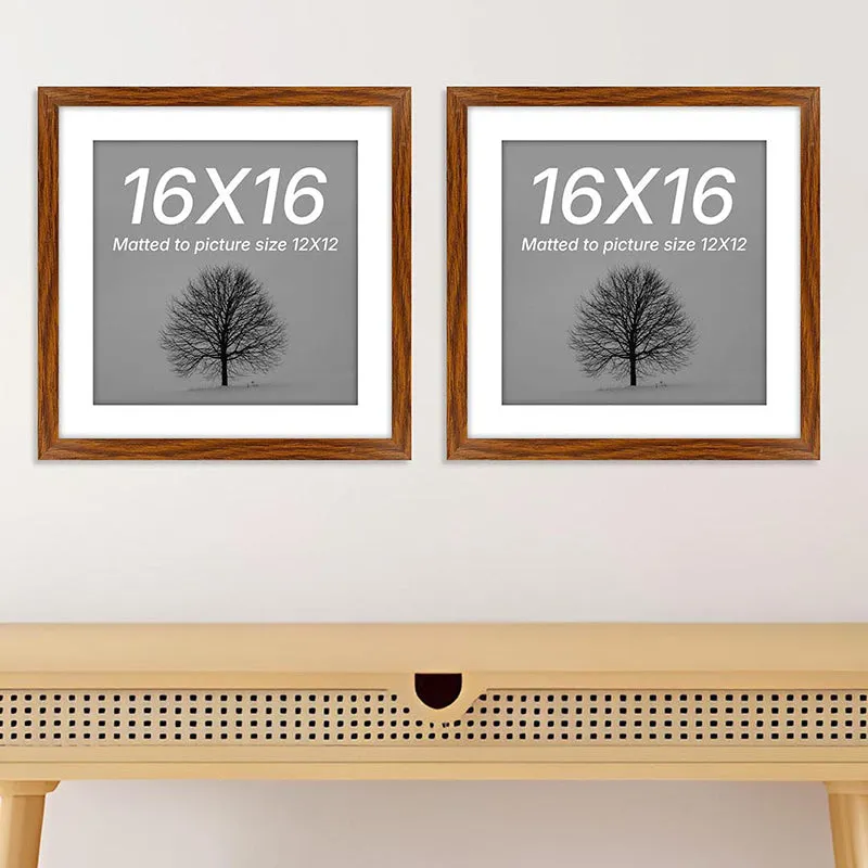 Driftwood Charm Photo Frame (Brown) - Set Of Two media 4