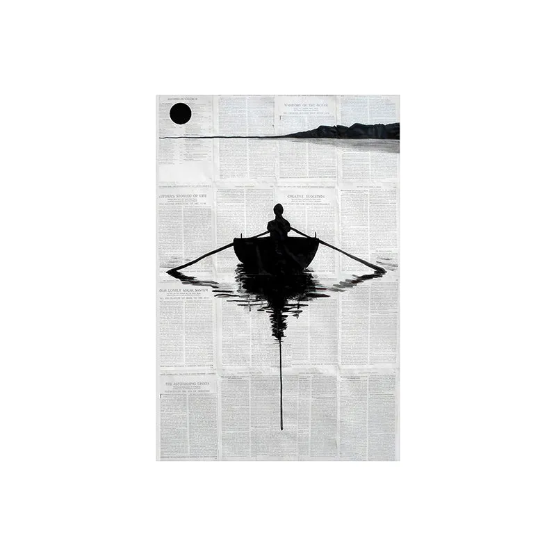 The Reflective Row Wall Painting media 6