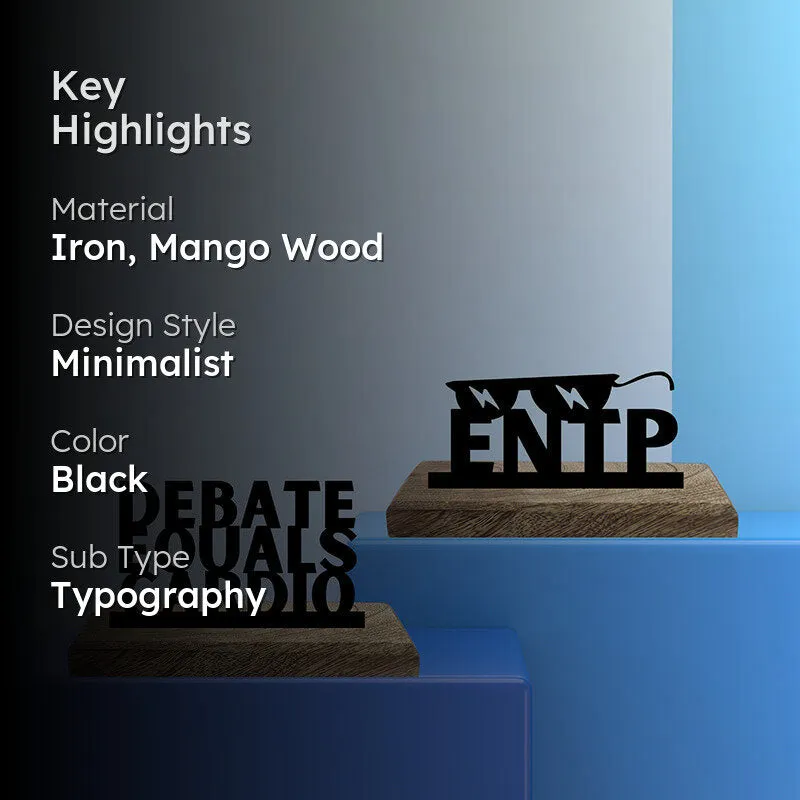 Rhetorical ENTP Showpiece - Set Of Two media 2