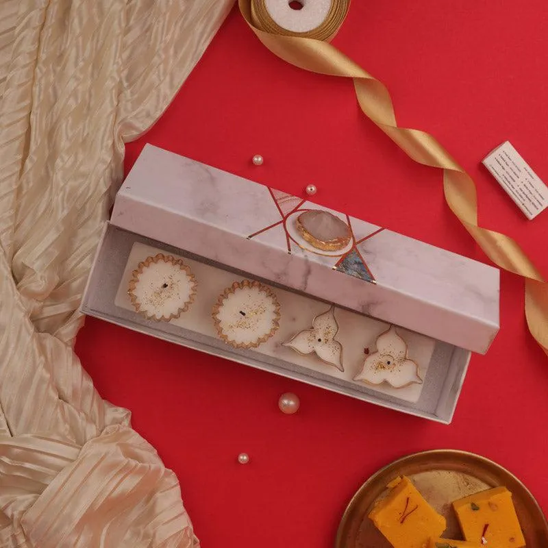 Mithuna Festive Tealight Candle Holder Gift Box media 5