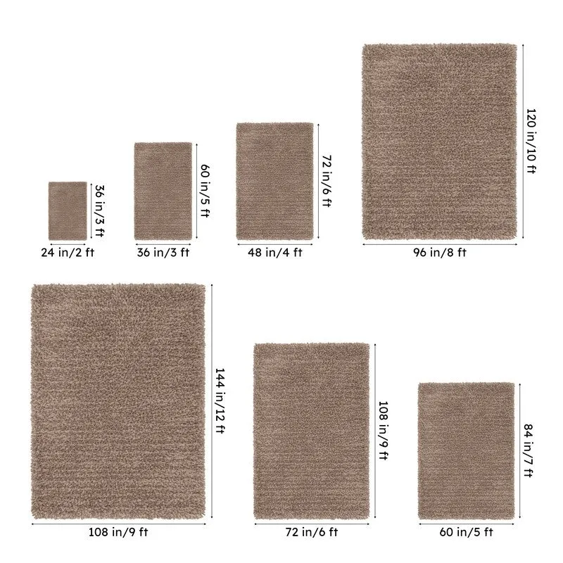 Table Tufted Woven Whisper Rug - Light Brown media 13
