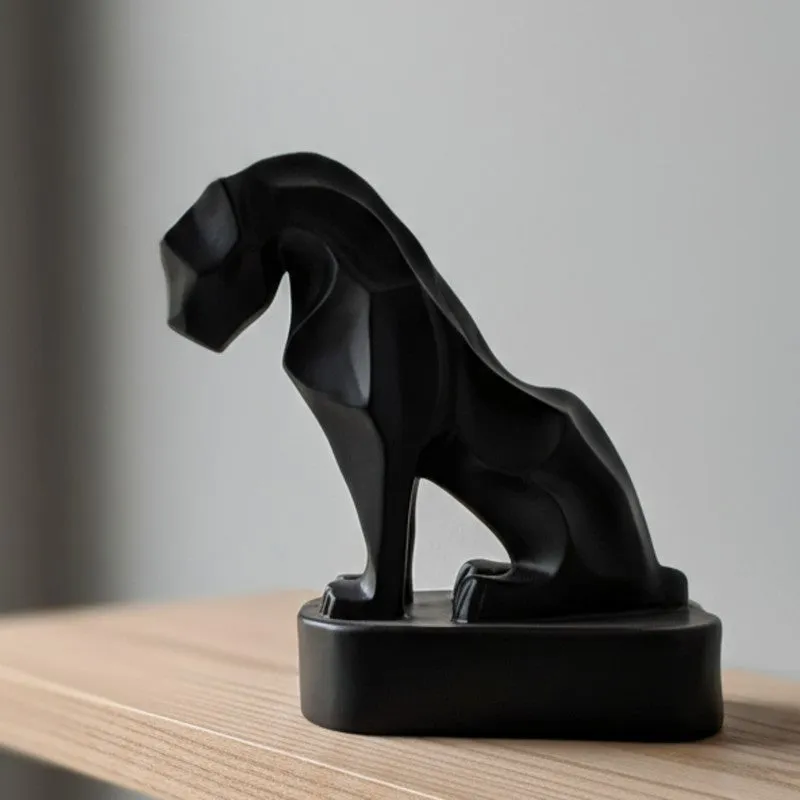 Panther Resin Showpiece - Black media 3