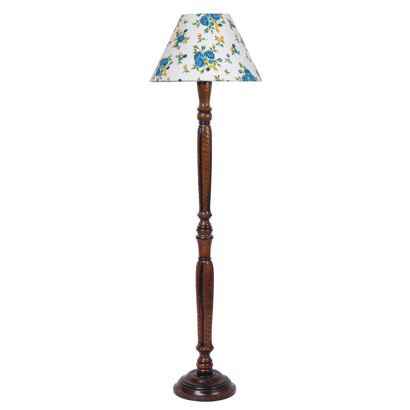 Alba Hima Vintage Wooden Floor Lamp media 6