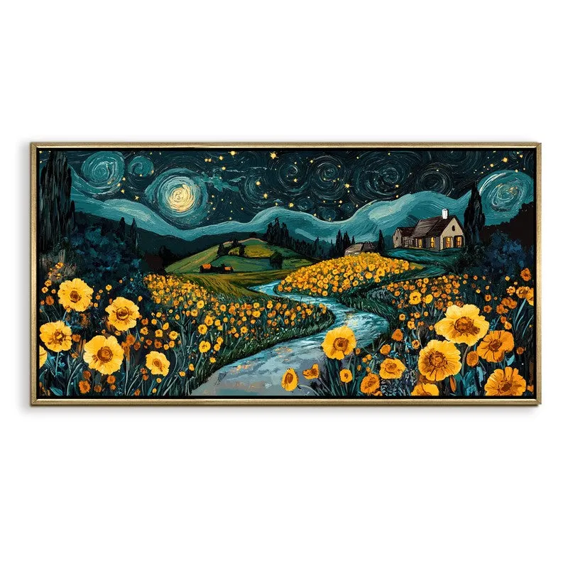Sanctuary Canvas Wall Painting With Frame media 3