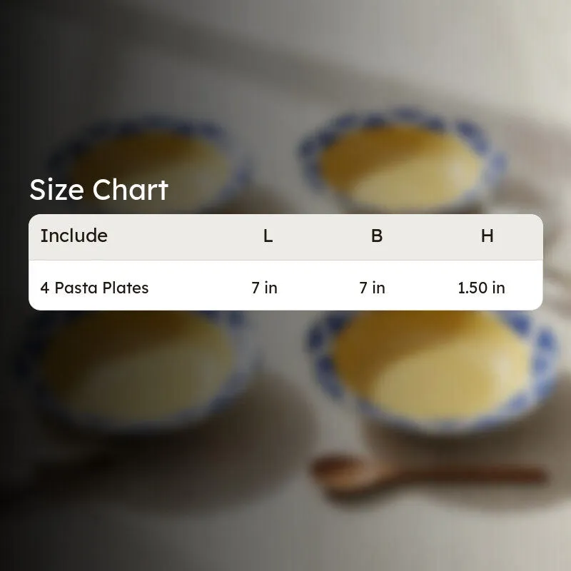 Radiant Handcrafted Ceramic Pasta Plate (Yellow) - Set Of Four media 9