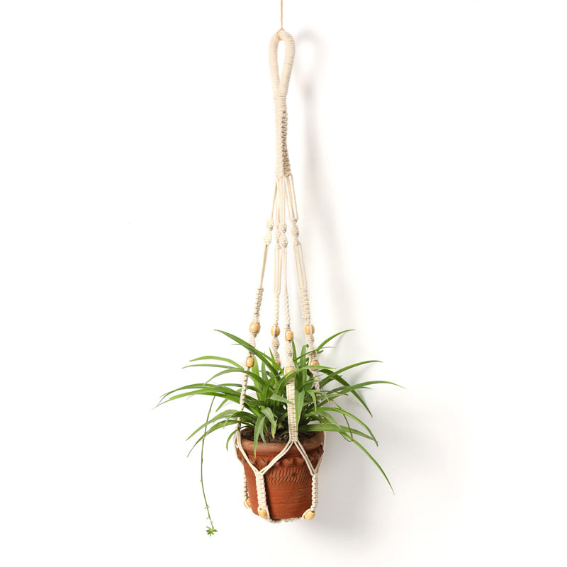 Boheme Botanica Macrame Hanging Planter (Multicolor) - Set Of Four media 5