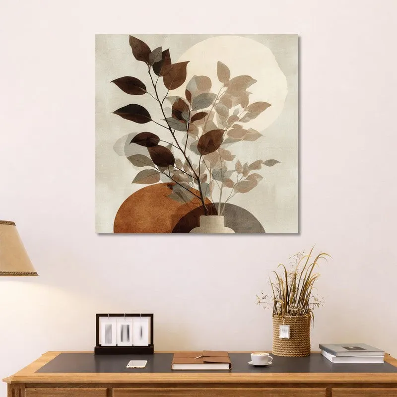 Leaf Reflection Canvas Wall Art media 3