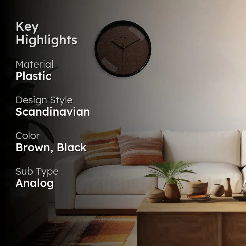Lianca Sweep Silent Wall Clock media 2