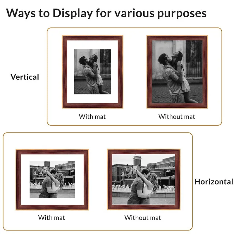 Troy Nuvo Photo Frame (Brown) - Set Of Four media 5