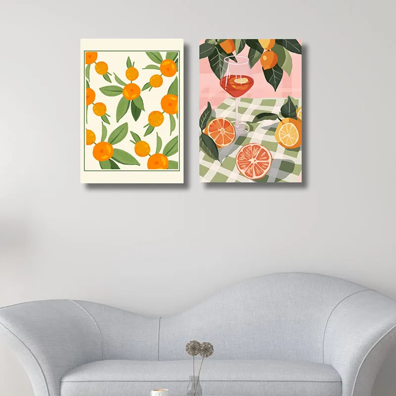 Citrus & Blooms Wall Art - Set Of Two media 4