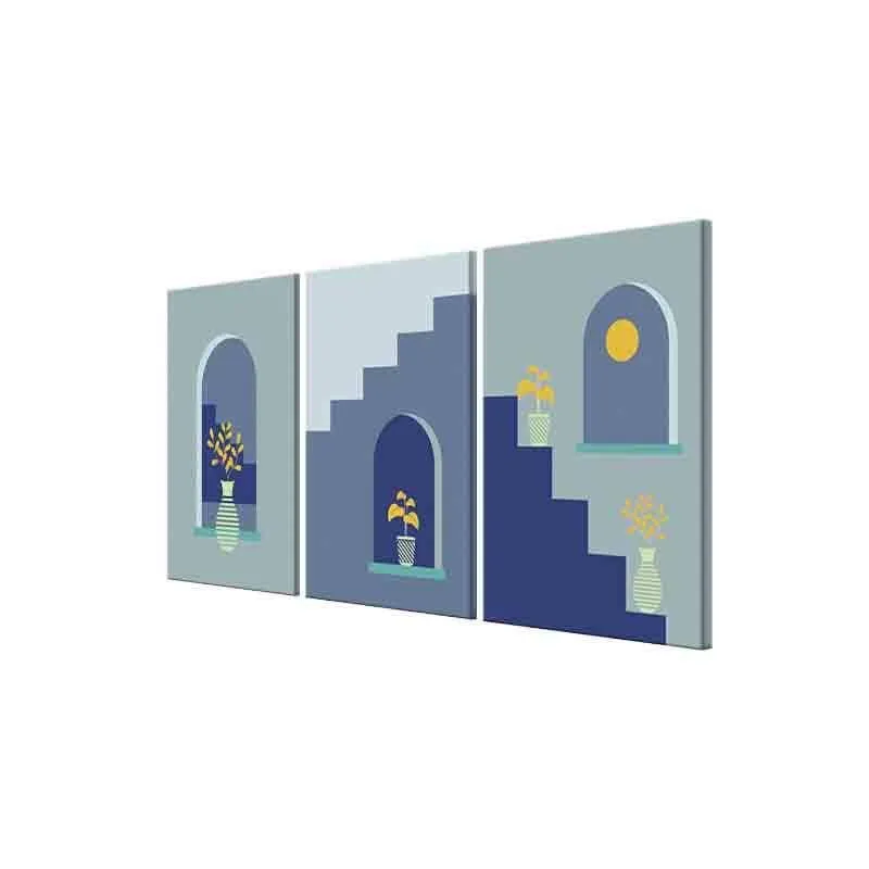 Little Things Poly Canvas Wall Art - Set of Three media 4
