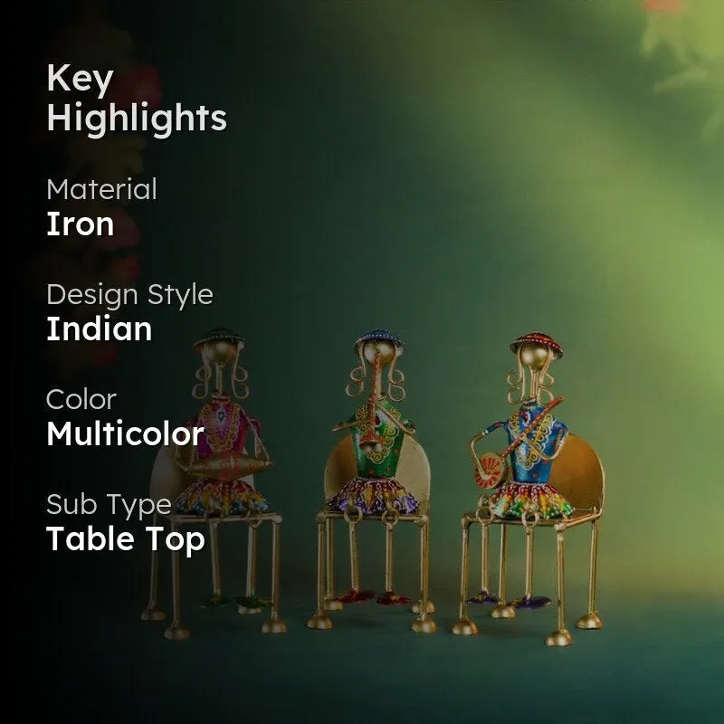 Rang Raag Folk Showpiece - Set Of Three media 2