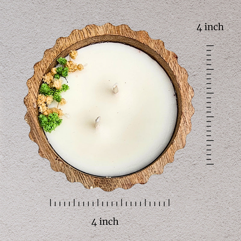 Jas Hewn Soy Wax Scented Candle - Jasmine media 7