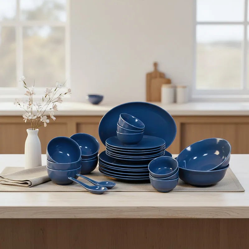 Sea Of Blue Dinner Set - 33 Piece Set media 1