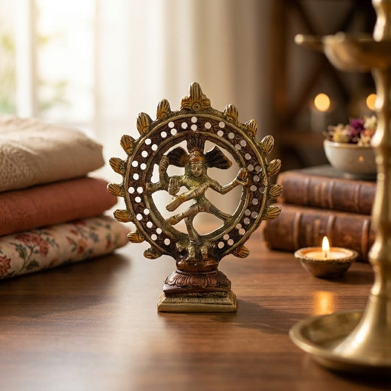 Cosmic Nataraja Divine Brass Idol