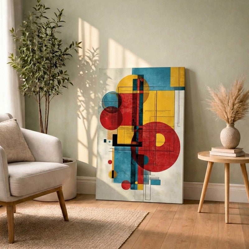 Color Static Canvas Wall Art