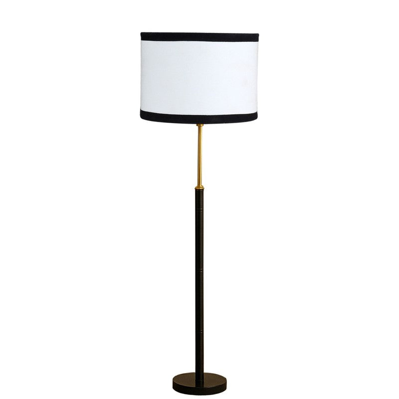 Nordic Glow Wooden Floor Lamp - White & Black media 5