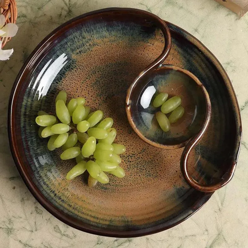 Sragen Handmade Ceramic Platter media 1