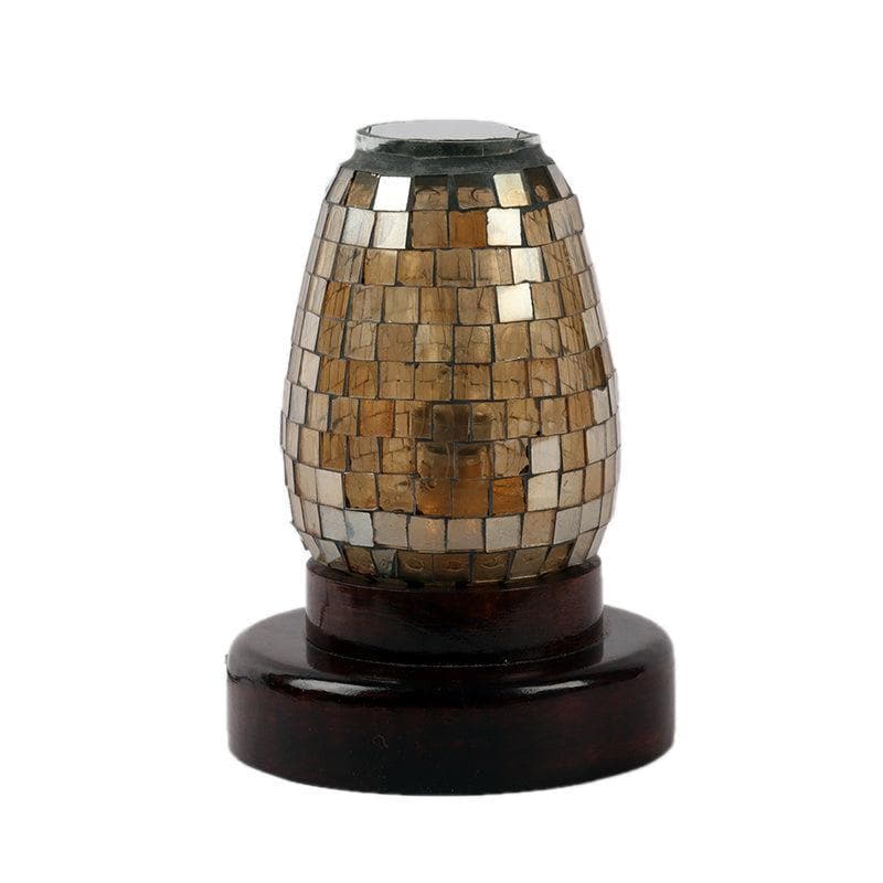 Disco Bell Glass Table Lamp - Black,Silver media 6