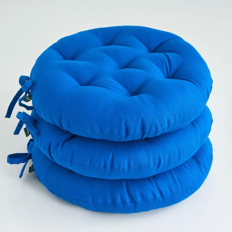 Paylon Chair Pad (Classic Blue) - Set Of Three media 1