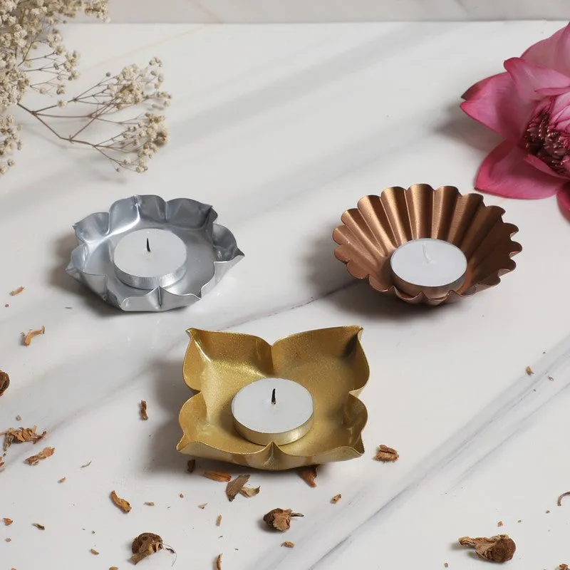 LustrePod Tealight Candle Holder - Set Of Three media 3