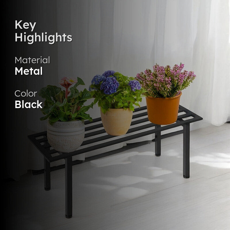 Planar Metal Planter - Black media 2