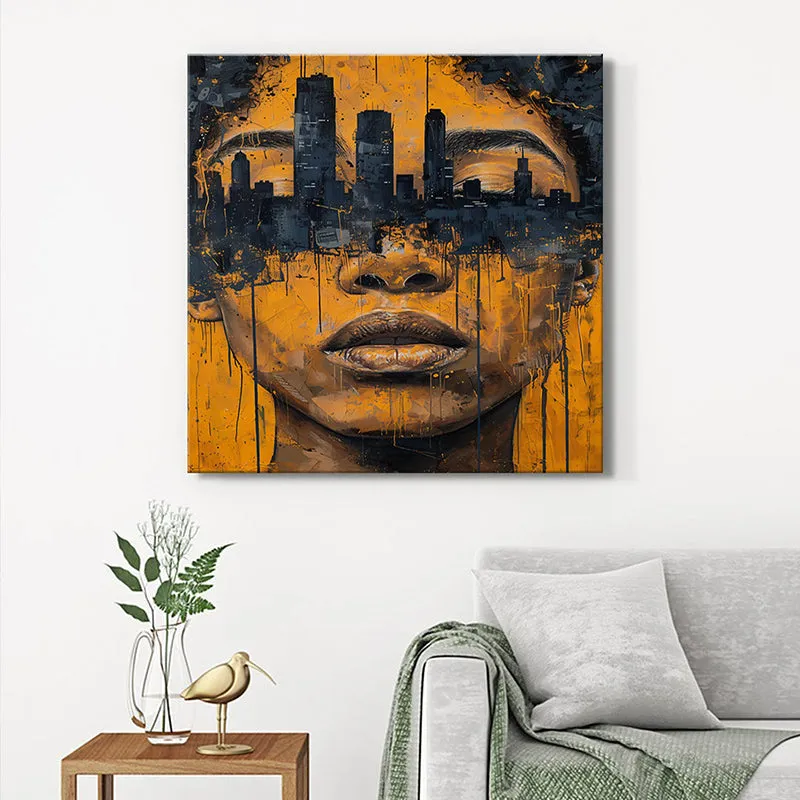 Girl In Dreamland Wall Painting media 1