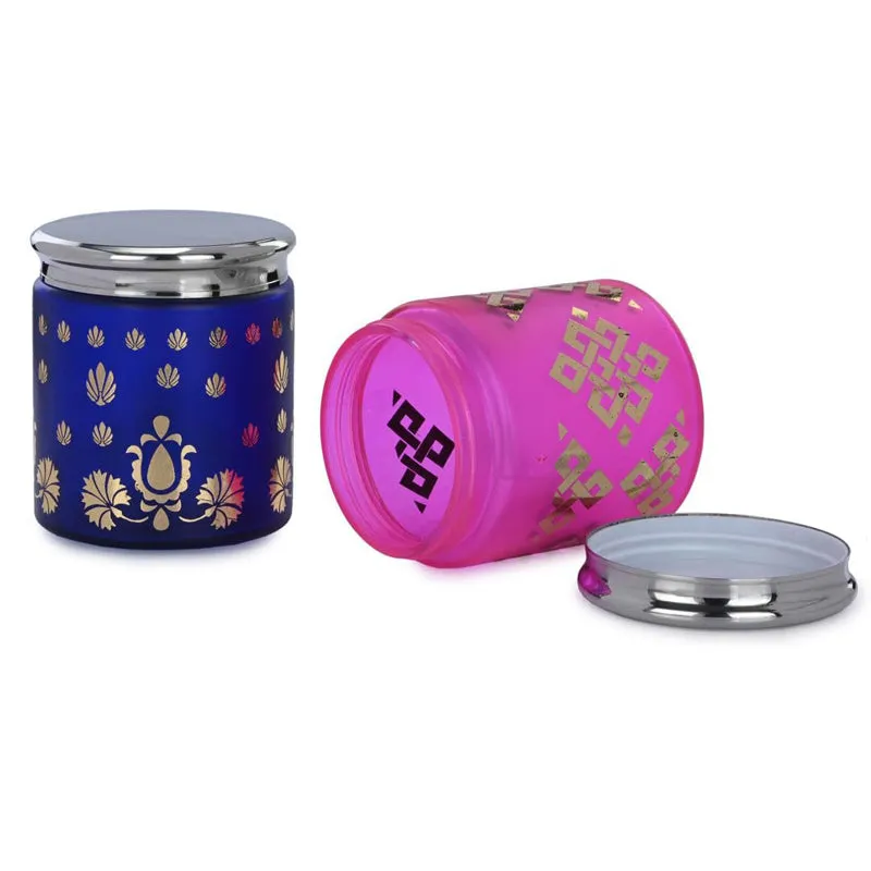 Indian Charm Glass Jar (550 mL Each) - Set Of Two media 3