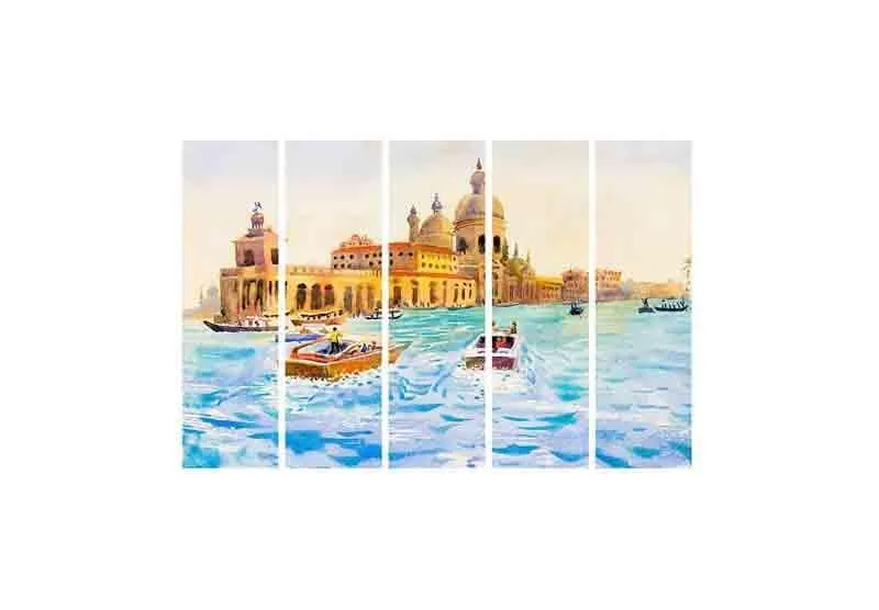 Harmandir Sahib Wall Art - Five Piece Set media 4