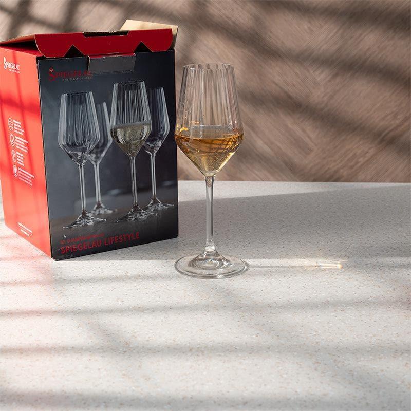 Spiegelau Lifestyle Stemware White Wine Glasses (310 ML) - Set Of Four media 5