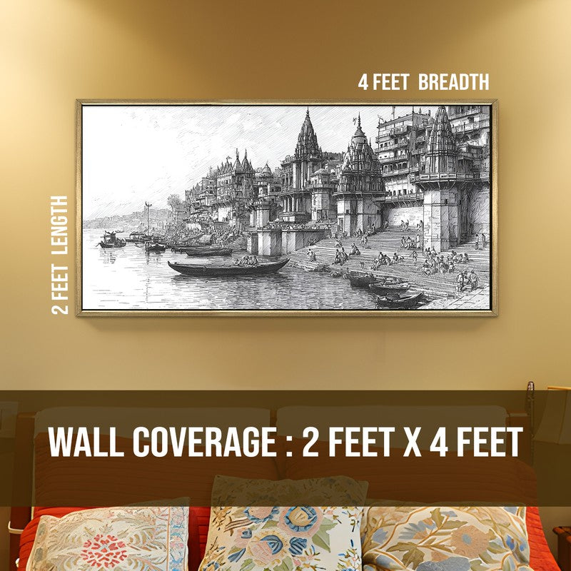 Eternal Riverfront of Banaras Wall Art media 8