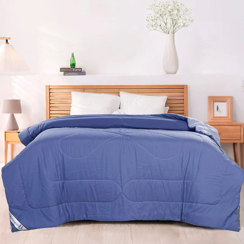 Lush Slumber Reversible Comforter (Purple) 90 GSM media 1