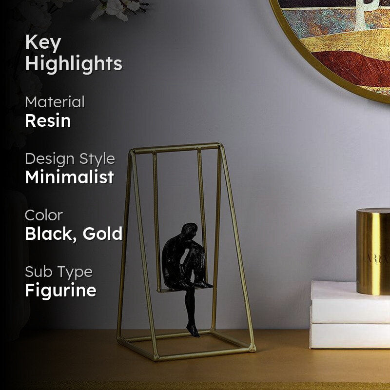 The Introspection Painted Resin Showpiece image 2