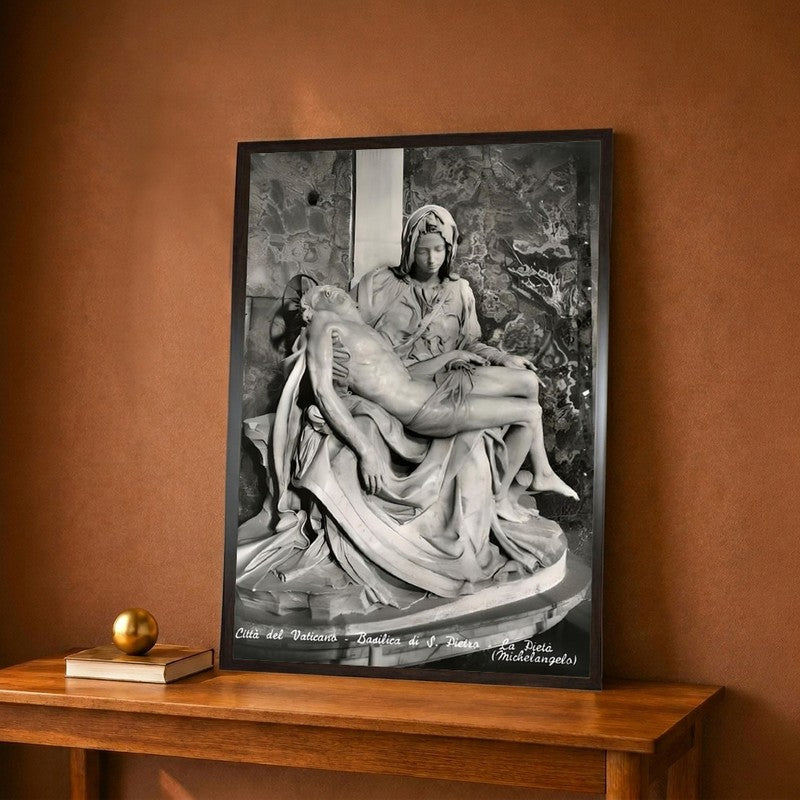 Pieta's Canvas Wall Painting - 12 x 18 Inches