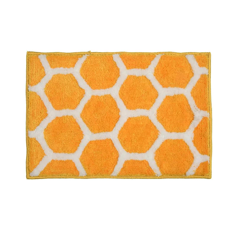 Trevona Cotton Bath Mat - Yellow media 1